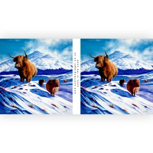 Coos in the Snow, Mug by Scott McGregor - Image 2