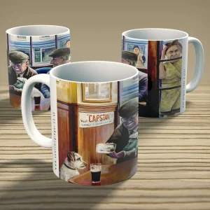 Wee Angus Likes a Pint, Mug by Scott McGregor
