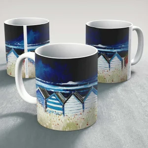 Bathing Stripes, Mug by Stuart Roy