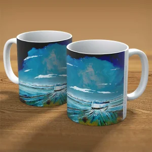 Patience Night, Mug by Stuart Roy