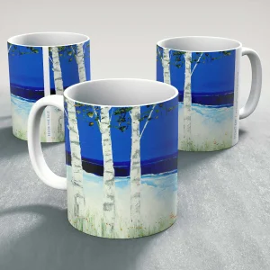 Beside the Blue, Mug by Stuart Roy