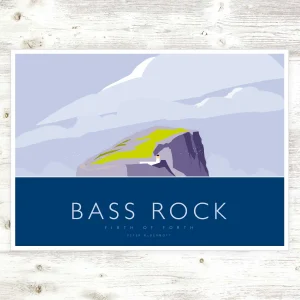 Bass Rock, A3 Poster by Peter McDermott