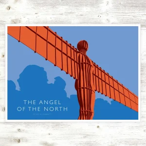 The Angel of the North, A3 Poster by Peter McDermott
