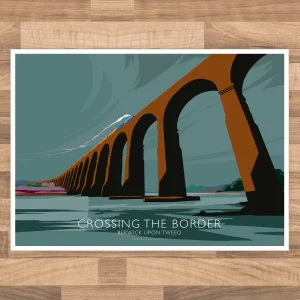 Berwick Upon Tweed, A3 Poster by Peter McDermott