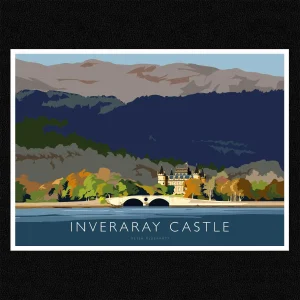 Inveraray Castle, A3 Poster by Peter McDermott