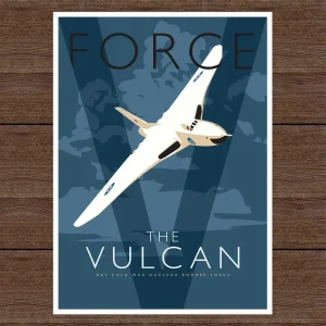The Vulcan, A3 Poster by Peter McDermott