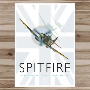 Spitfire, A3 Poster by Peter McDermott