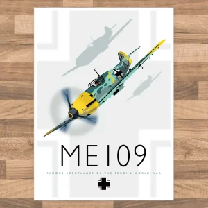 ME109, A3 Poster by Peter McDermott