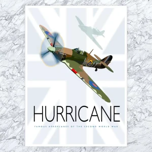 Hurricane, A3 Poster by Peter McDermott