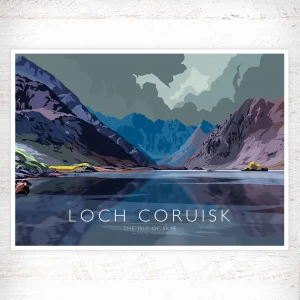 Loch Coruisk, A3 Poster by Peter McDermott