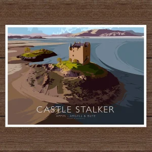 Castle Stalker, A3 Poster by Peter McDermott