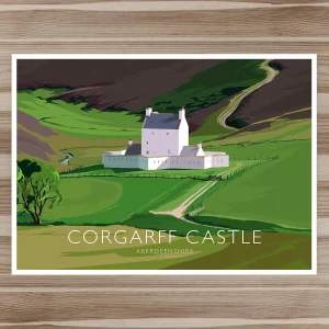 Corgarff Castle, A3 Poster by Peter McDermott