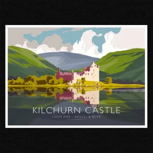 Kilchurn Castle, A3 Poster by Peter McDermott