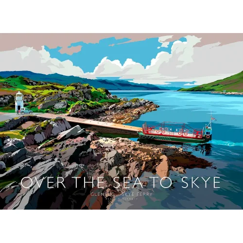 Over the Sea to Skye, A3 Poster by Peter McDermott - Image 2
