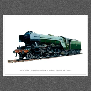 LNER A3 No 60103 Flying Scotsman, Built 1923 at Doncaster, A3 Poster by Rod Harrison