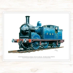 Caledonian Railway No 419 Built 1907 at St Rollox, A3 Poster by Rod Harrison