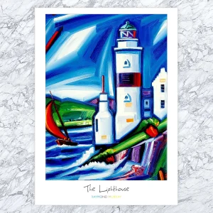 The Lighthouse, A3 Poster by Raymond Murray