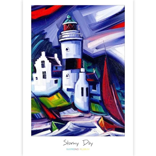 Stormy Day, A3 Poster by Raymond Murray - Image 2