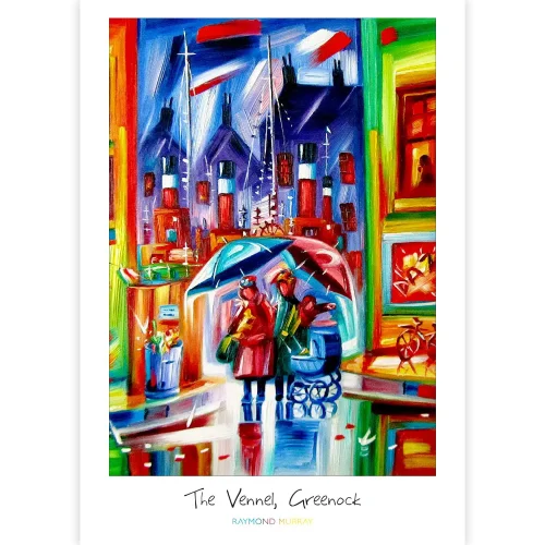 The Vennel, Greenock, A3 Poster by Raymond Murray - Image 2