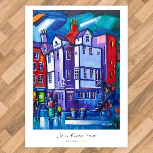 John Knox House, A3 Poster by Raymond Murray