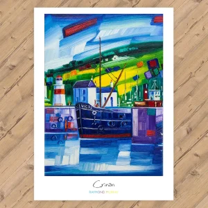Crinan, A3 Poster by Raymond Murray