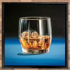 Large Nip, Framed Stretched Canvas by Scott McGregor
