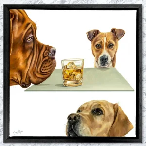 That Thing is the Same Colour as Us, Framed Stretched Canvas by Scott McGregor