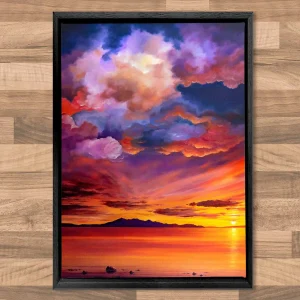 Arran, Framed Stretched Canvas by Scott McGregor