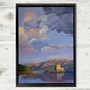 Eilean Donan Northside, Framed Stretched Canvas by Scott McGregor
