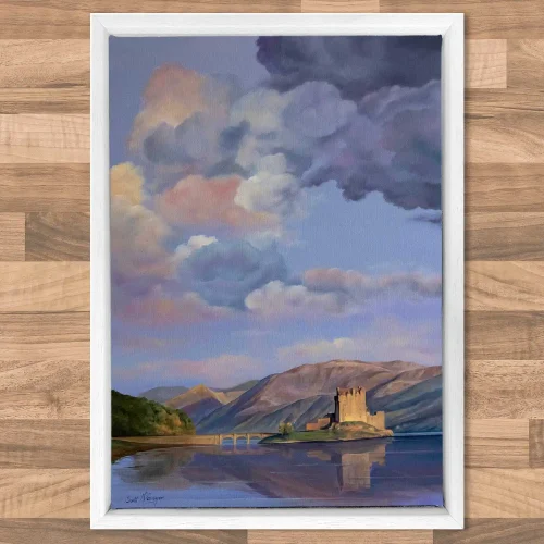 Eilean Donan Northside, Framed Stretched Canvas by Scott McGregor - Image 2