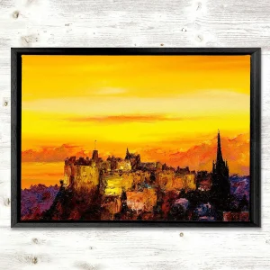 The Castle, Framed Stretched Canvas by Scott McGregor