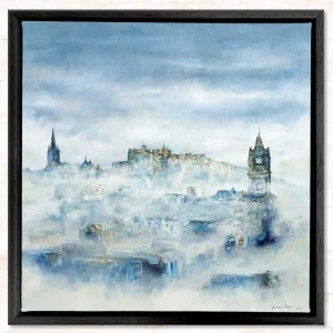 Covered by the Haar, Framed Stretched Canvas by Scott McGregor