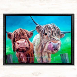 Runny Nose, Framed Stretched Canvas by Scott McGregor