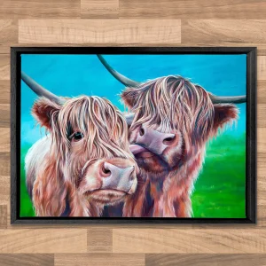 Dirty Face, Framed Stretched Canvas by Scott McGregor