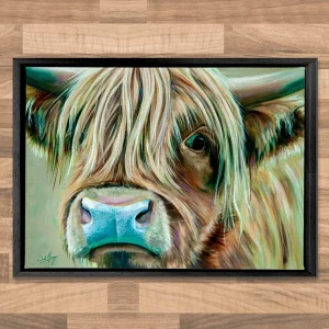 Heather, Framed Stretched Canvas by Scott McGregor