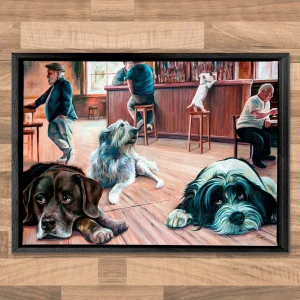 Gaun Yersel Wee Man, Framed Stretched Canvas by Scott McGregor