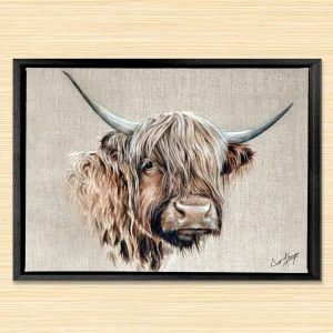 Flora, Framed Stretched Canvas by Scott McGregor