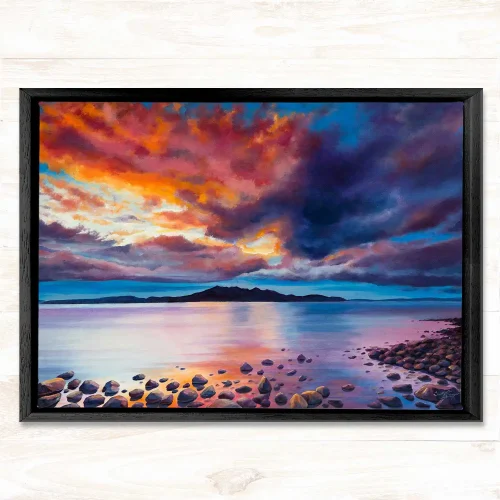 Dusky Twilight, Framed Stretched Canvas by Scott McGregor