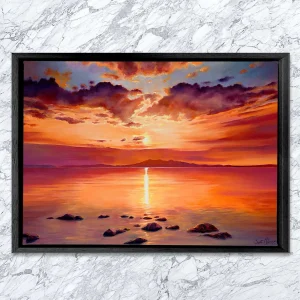Still Waters, Framed Stretched Canvas by Scott McGregor