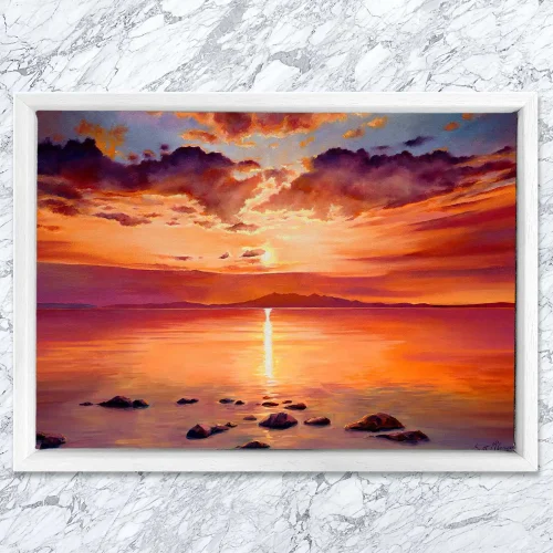 Still Waters, Framed Stretched Canvas by Scott McGregor - Image 2