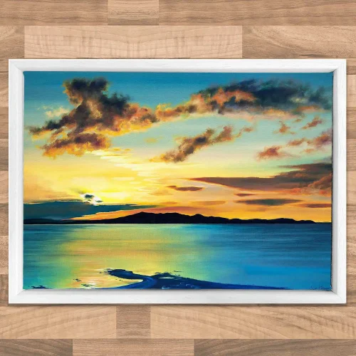 A Summer's Evening, Framed Stretched Canvas by Scott McGregor - Image 2