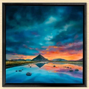 Buachaille Etive Mor, Framed Stretched Canvas by Scott McGregor