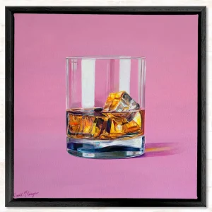 Just a Nip, Framed Stretched Canvas by Scott McGregor