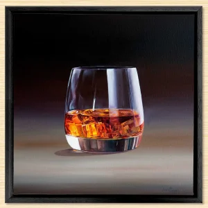 Over Ice, Framed Stretched Canvas by Scott McGregor