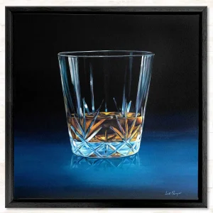 Crystal Dram, Framed Stretched Canvas by Scott McGregor